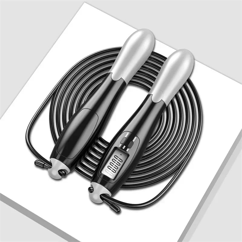 Counting Jump Rope Ball Adjustable Cordless Jump Rope Skipping Rope Exercise Fitness Workout Gym Training Home Sport Equipment