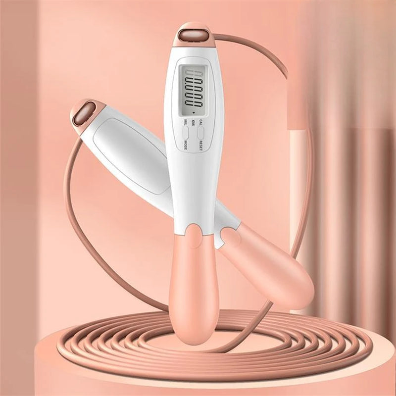 Counting Jump Rope Ball Adjustable Cordless Jump Rope Skipping Rope Exercise Fitness Workout Gym Training Home Sport Equipment