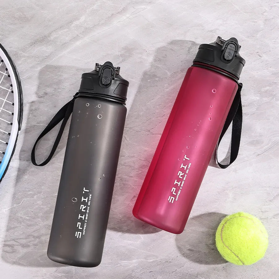 750Ml Water Bottle with Straw Time Marker Large Capacity Motivational Plastic Water Jug for Gym Travel Outdoor Sports Reusable