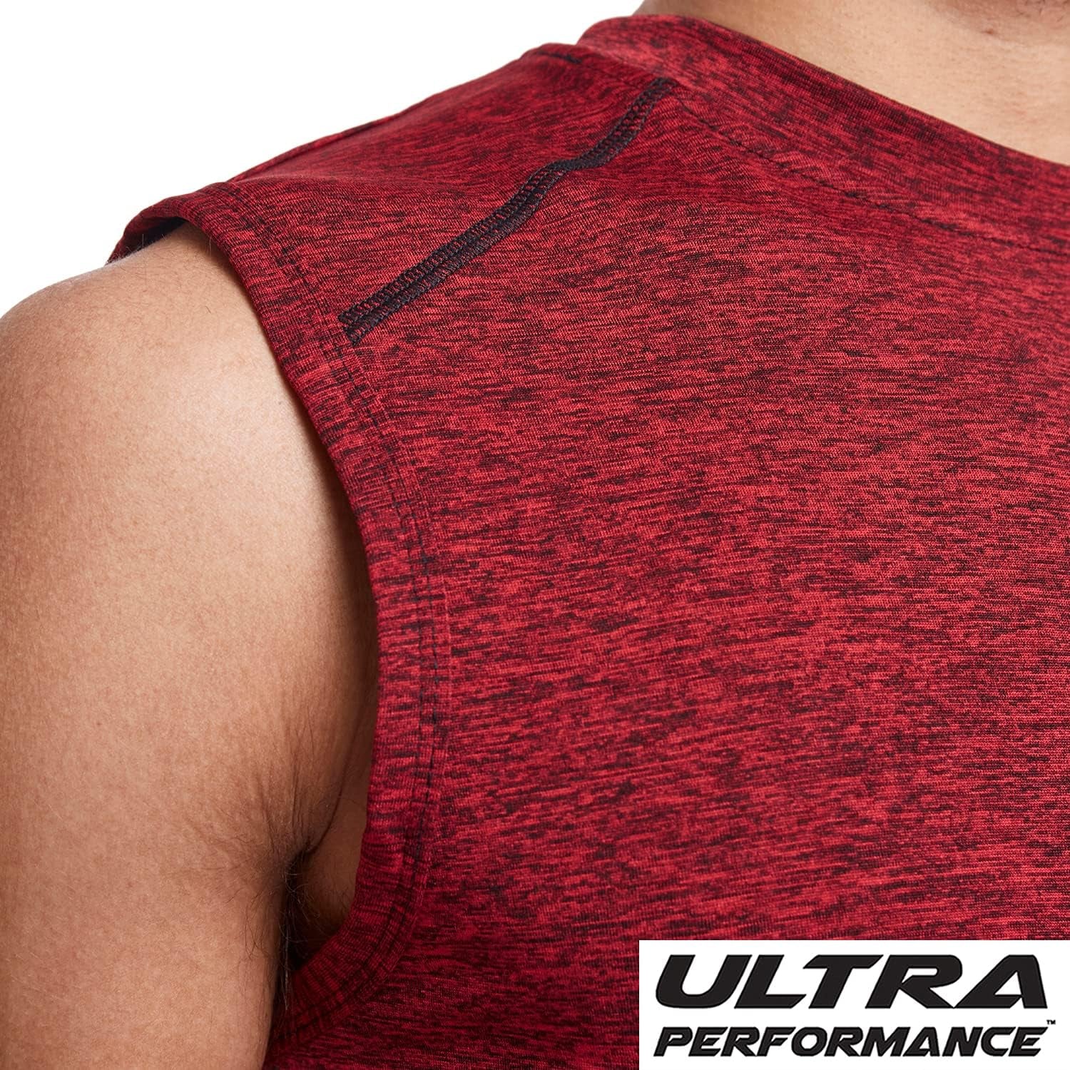 5 Pack Mens Dri Fit Sleeveless Muscle T Shirts Gym Workout Shirts for Men Pack