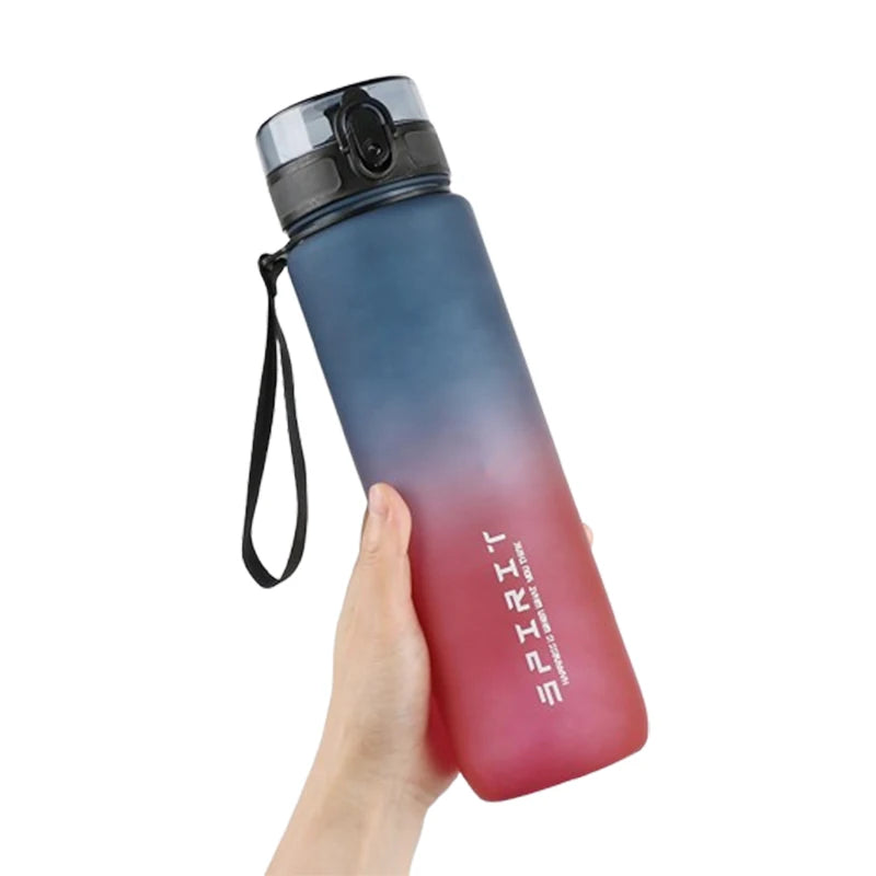 750Ml Water Bottle with Straw Time Marker Large Capacity Motivational Plastic Water Jug for Gym Travel Outdoor Sports Reusable