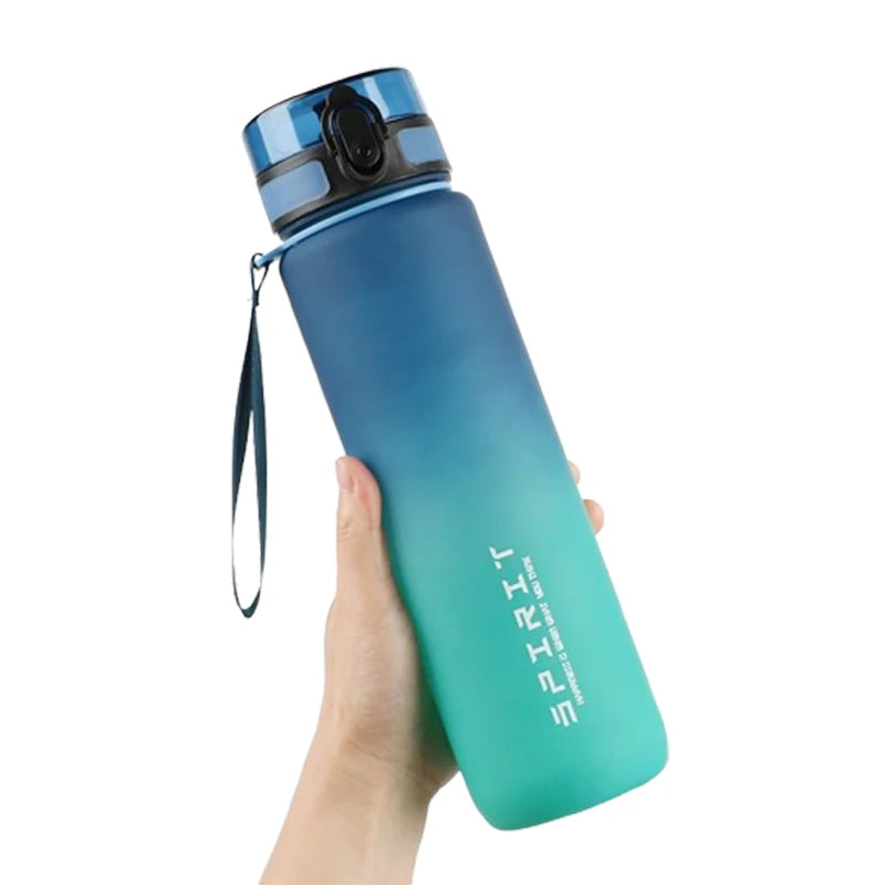 750Ml Water Bottle with Straw Time Marker Large Capacity Motivational Plastic Water Jug for Gym Travel Outdoor Sports Reusable