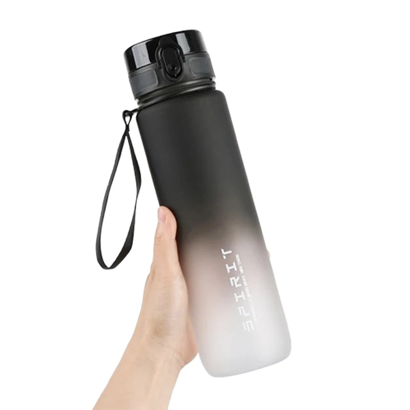 750Ml Water Bottle with Straw Time Marker Large Capacity Motivational Plastic Water Jug for Gym Travel Outdoor Sports Reusable