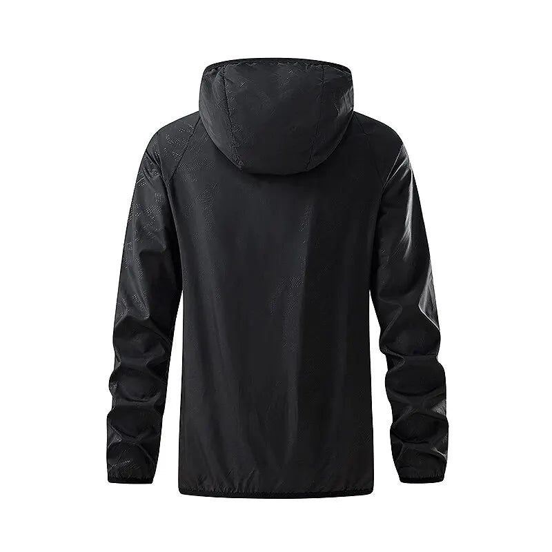 Men Women Waterproof Hiking Jackets Sun Protection Windbreaker Camping Climbing Outdoor Rain Coat Unisex Portable Clothes