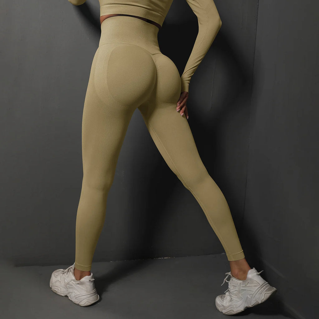 High Waist Yoga Leggings Women Seamless Push up Sport Leggings Fitness Running Hip Lift Yoga Pants Highly Elastic Gym Leggings