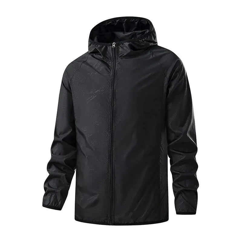 Men Women Waterproof Hiking Jackets Sun Protection Windbreaker Camping Climbing Outdoor Rain Coat Unisex Portable Clothes